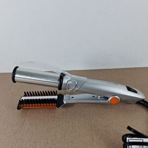 InStyler Rotating Hot Iron Hair Silver In Styler IS1001 Tested Works Great! Used
